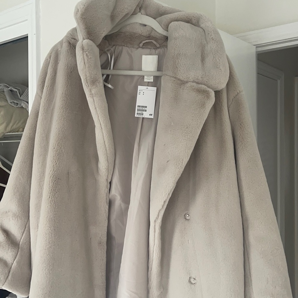 H&M fur coat
